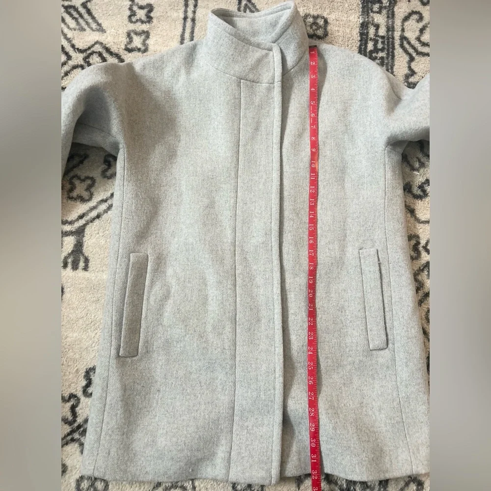 J.crew city coat wool heather grey - Picture 7 of 14